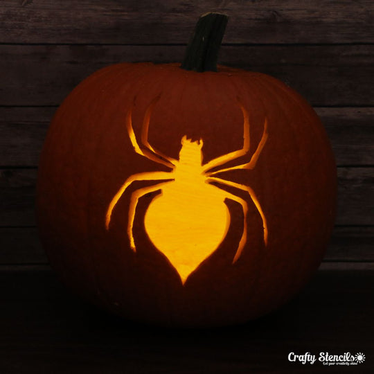 Spider Pumpkin Carving Stencils Stencilease