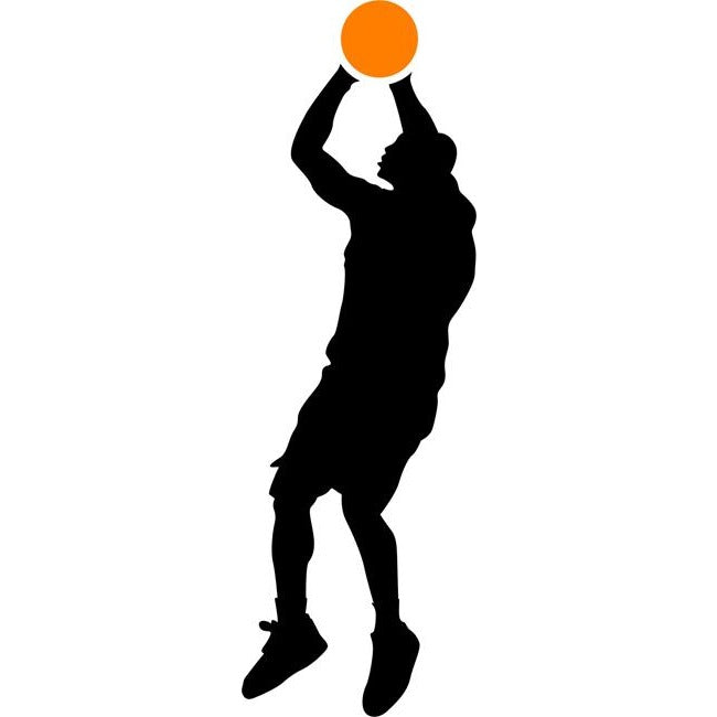 Three Point Basketball Stencils- Stencilease.com