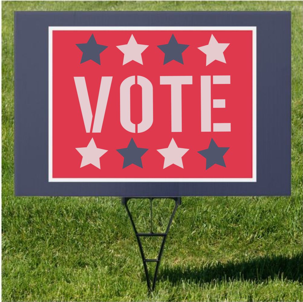 Election Sign Stencils | Vote Sign Stencils