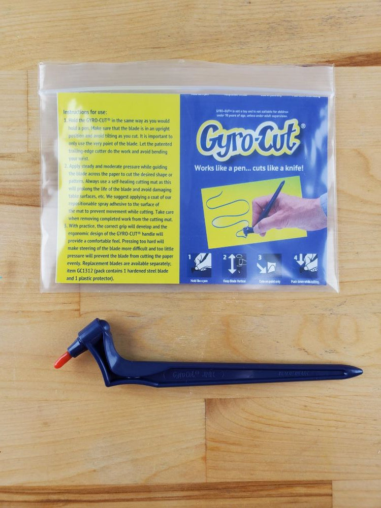 GYRO-CUT craft tool + TWO blade packs Gyrocut Cutting Decoupage Gyrocutter