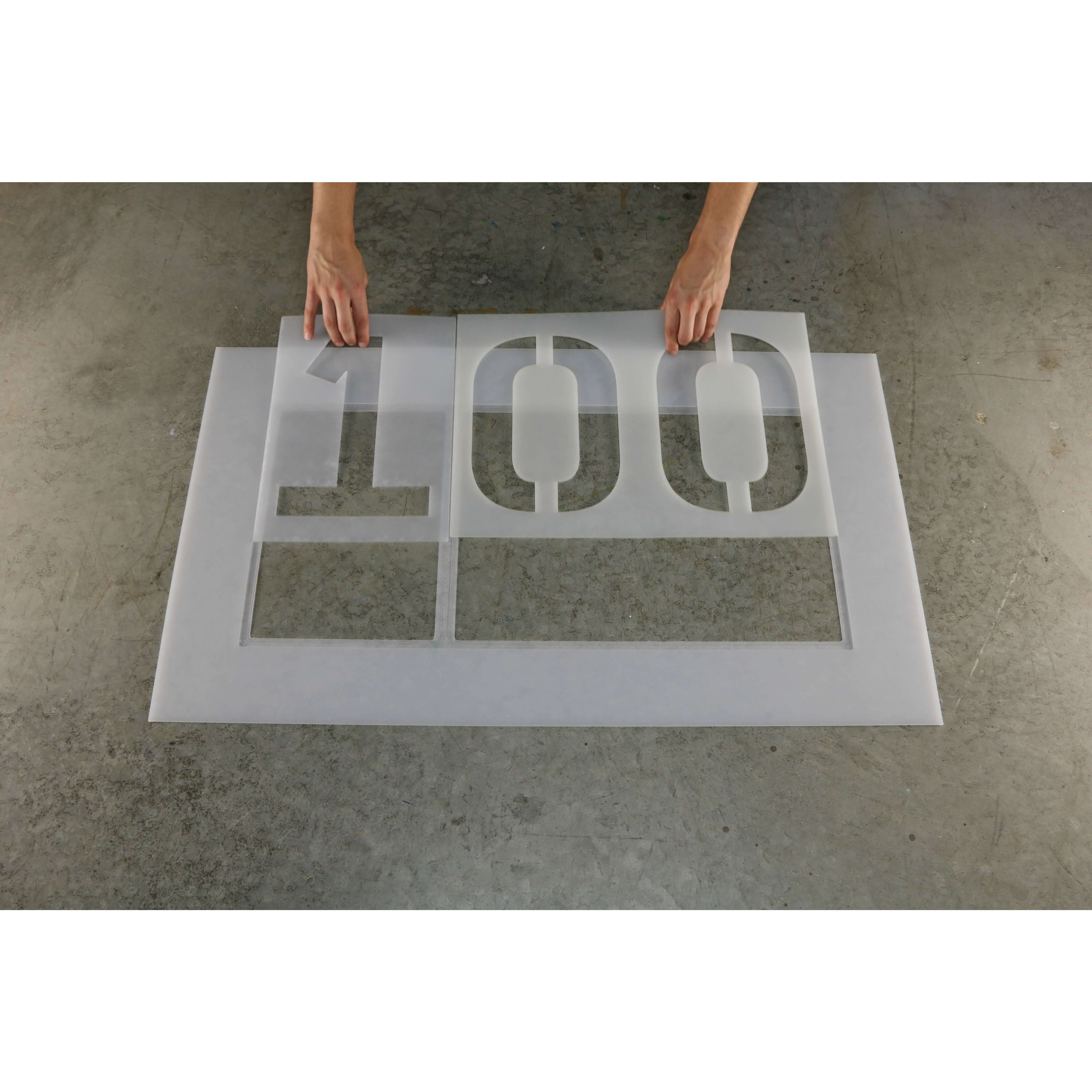 10 2 Digit Number Stencil Kit 00-99 — 1-800-Stencil
