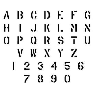 4 Inch Alphabet Stencils Printable  Alphabet stencils, Free stencils  printables, Alphabet stencils printables