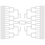 Tournament Bracket Stencil