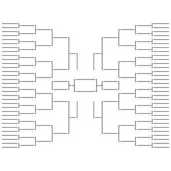 Tournament Bracket Stencil