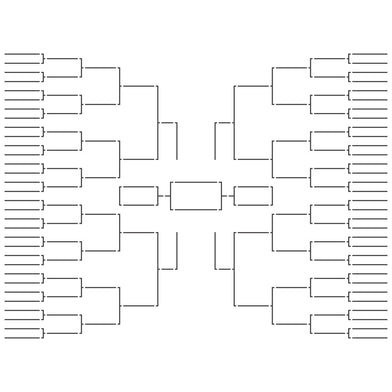 Tournament Bracket Stencil