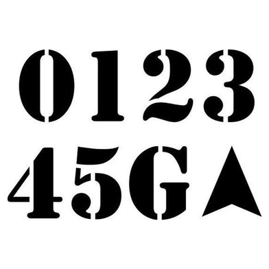 Football Field Numbers Stencil Set – Stencil Ease