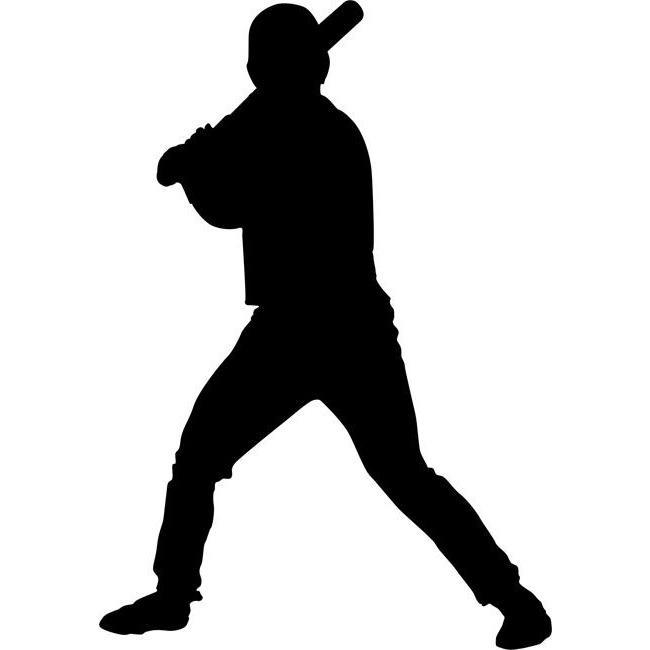 baseball pitcher silhouette