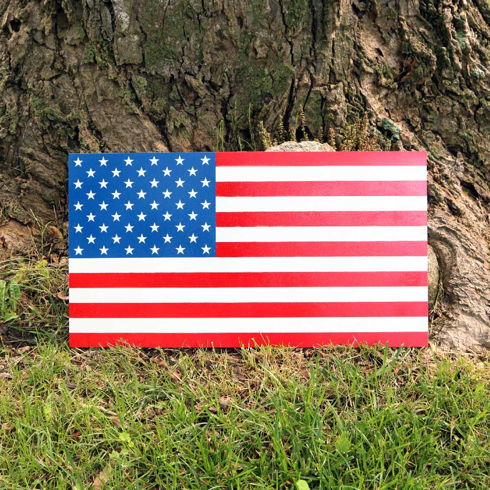 American Flag Stars in a Column Patriotic Stencil — Stencil Me Pretty