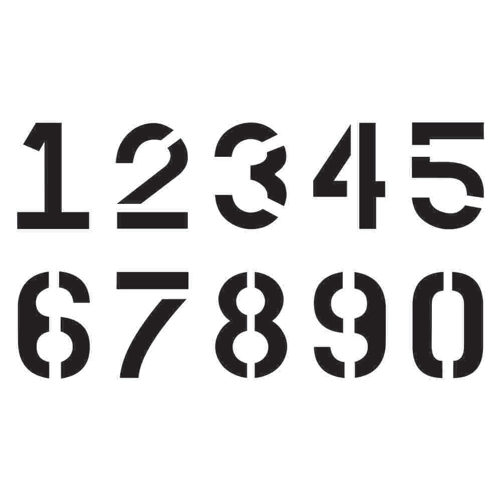 8 Alphabet Stencil Kit Parking Lot/Pavement Marking — Stencil Plus