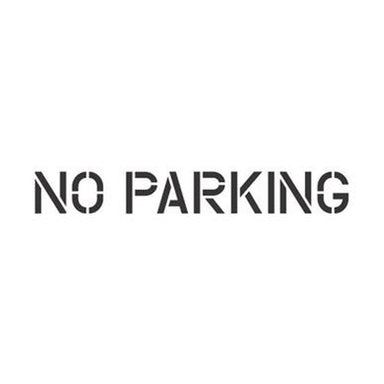 Parking lot stencils – QcpSigns
