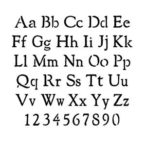 fonts alphabet letters