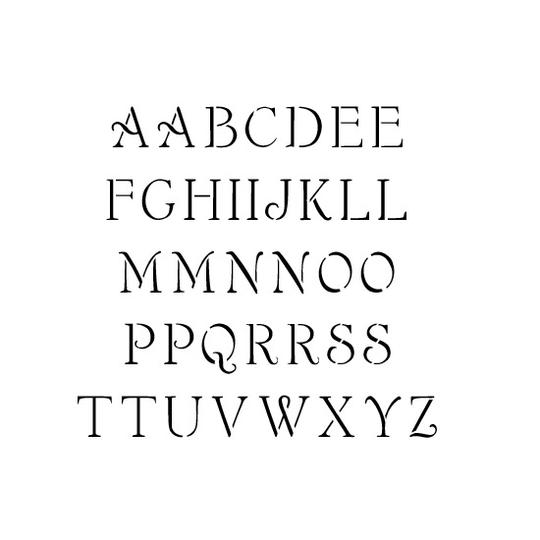 simple font